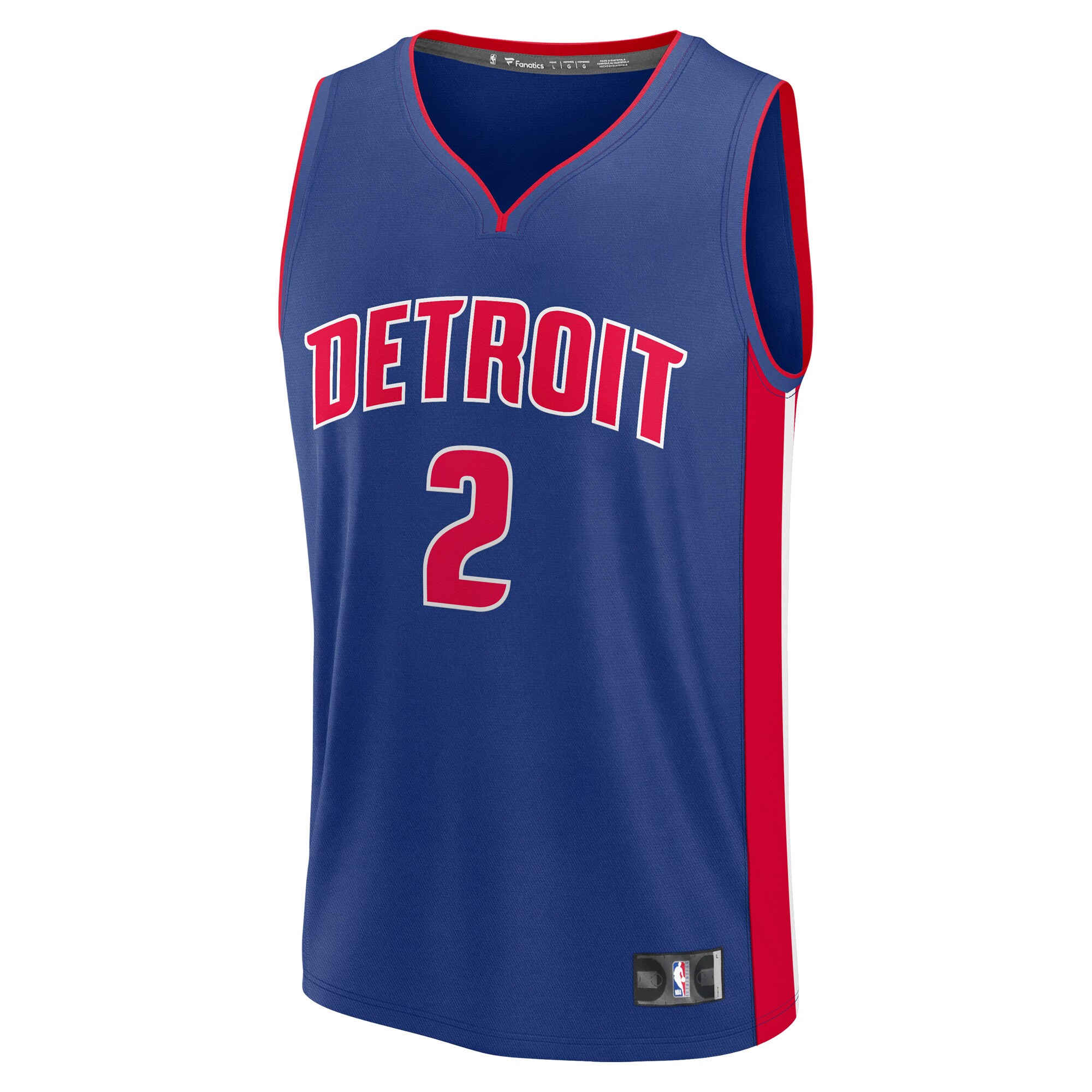 NBA men8217s detroit pistons cade cunningham fanatics blue fast break replica player jersey – icon edition Collection - Official Jerseys & Hats | NBA Store