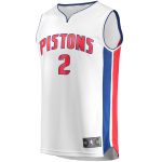 NBA men8217s detroit pistons cade cunningham fanatics white fast break replica jersey – association edition Collection - Official Jerseys & Hats | NBA Store