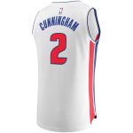 NBA men8217s detroit pistons cade cunningham fanatics white fast break replica jersey – association edition Collection - Official Jerseys & Hats | NBA Store