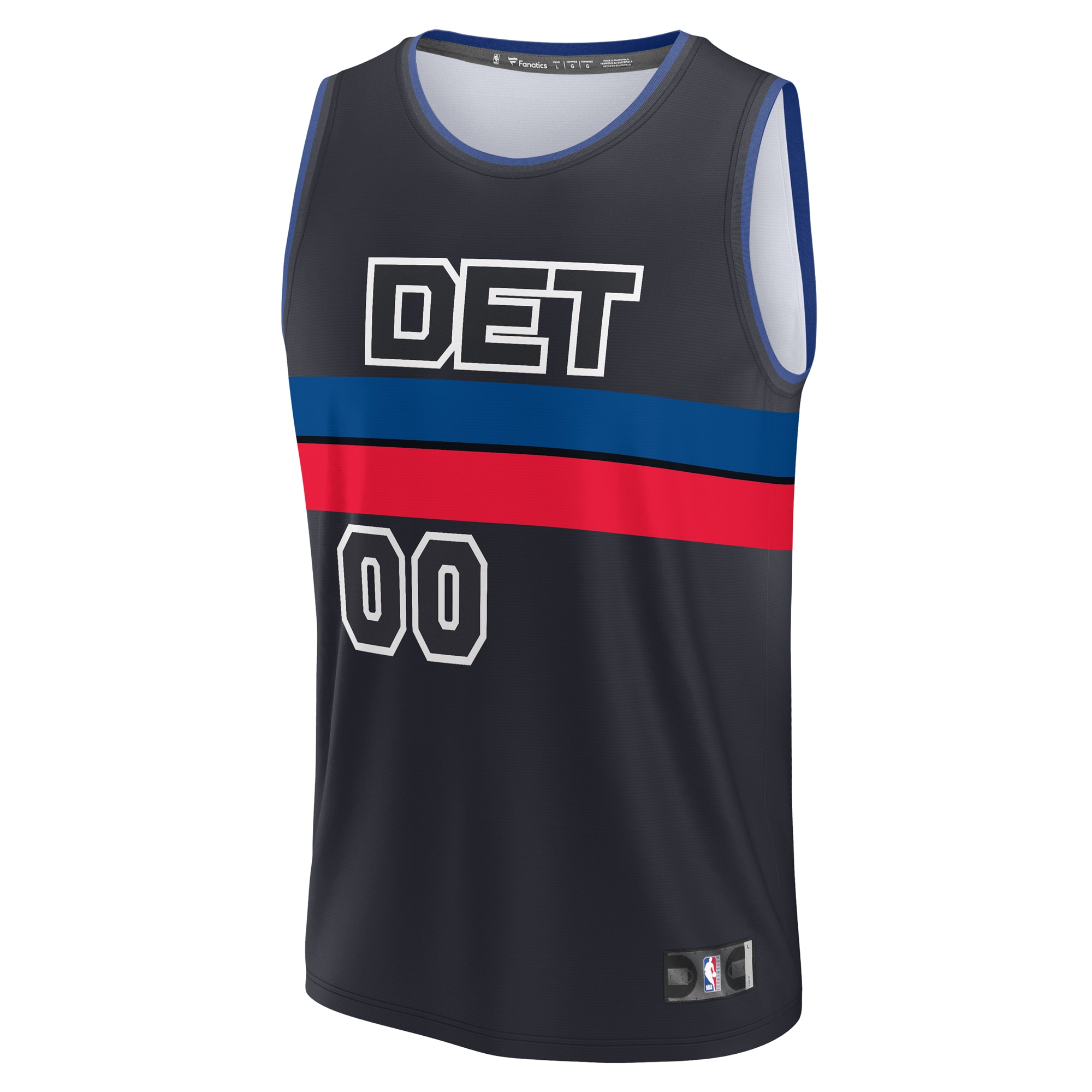 NBA men8217s detroit pistons fanatics charcoal fast break custom jersey – statement edition Collection - Official Jerseys & Hats | NBA Store