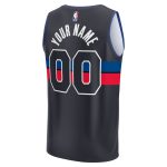 NBA men8217s detroit pistons fanatics charcoal fast break custom jersey – statement edition Collection - Official Jerseys & Hats | NBA Store