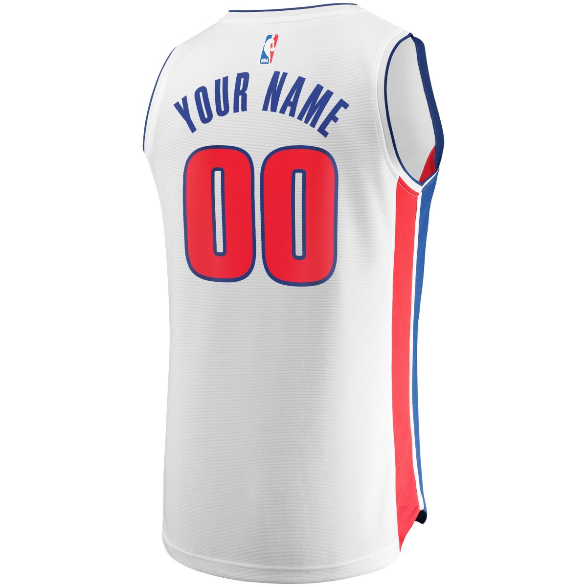 NBA men8217s detroit pistons fanatics white fast break custom replica jersey – association edition Collection - Official Jerseys & Hats | NBA Store