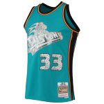 NBA men8217s detroit pistons grant hill mitchell amp ness teal 199899 hardwood classics nba 75th anniversary diamond swingman jersey Collection - Official Jerseys & Hats | NBA Store