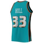 NBA men8217s detroit pistons grant hill mitchell amp ness teal 199899 hardwood classics nba 75th anniversary diamond swingman jersey Collection - Official Jerseys & Hats | NBA Store