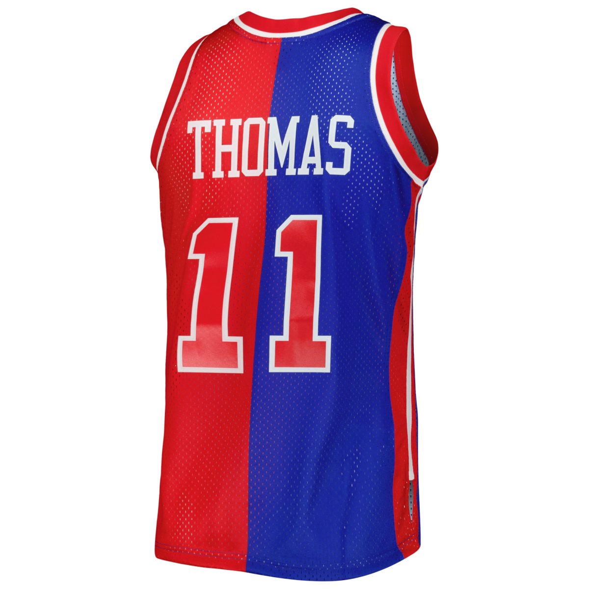 NBA men8217s detroit pistons isiah thomas mitchell amp ness bluered hardwood classics 198889 split swingman jersey Collection - Official Jerseys & Hats | NBA Store