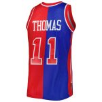 NBA men8217s detroit pistons isiah thomas mitchell amp ness bluered hardwood classics 198889 split swingman jersey Collection - Official Jerseys & Hats | NBA Store