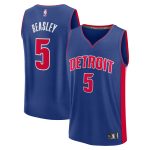 NBA men8217s detroit pistons malik beasley fanatics blue fast break replica player jersey – icon edition Collection - Official Jerseys & Hats | NBA Store