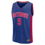 NBA men8217s detroit pistons malik beasley fanatics blue fast break replica player jersey – icon edition Collection - Official Jerseys & Hats | NBA Store