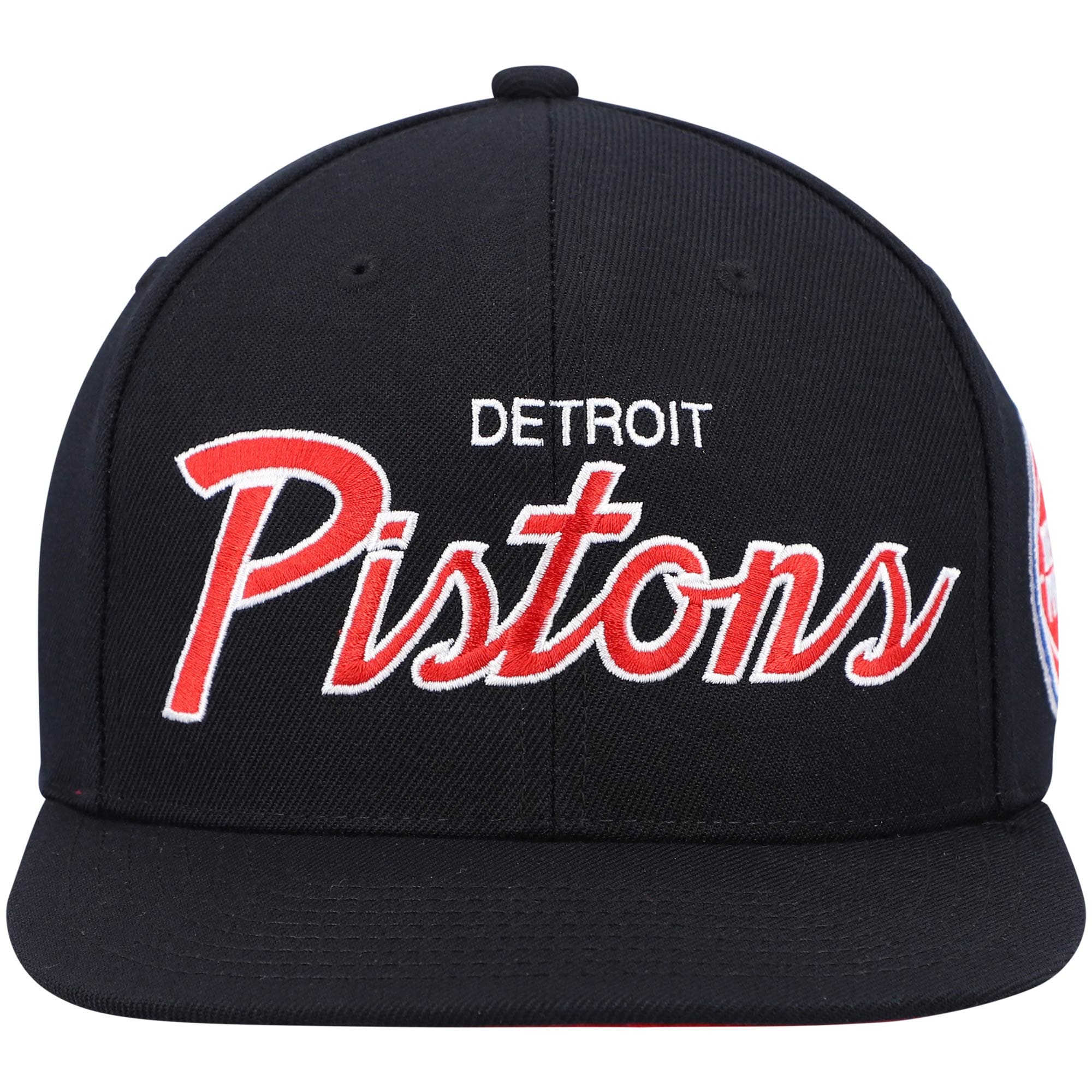 NBA men8217s detroit pistons mitchell amp ness black hardwood classics script 2.0 snapback hat Collection - Official Jerseys & Hats | NBA Store