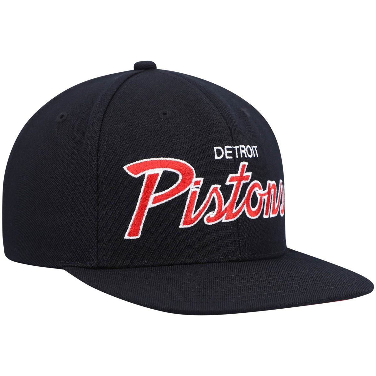 NBA men8217s detroit pistons mitchell amp ness black hardwood classics script 2.0 snapback hat Collection - Official Jerseys & Hats | NBA Store