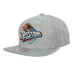 NBA men8217s detroit pistons mitchell amp ness heather gray hardwood classics 2.0 snapback hat Collection - Official Jerseys & Hats | NBA Store