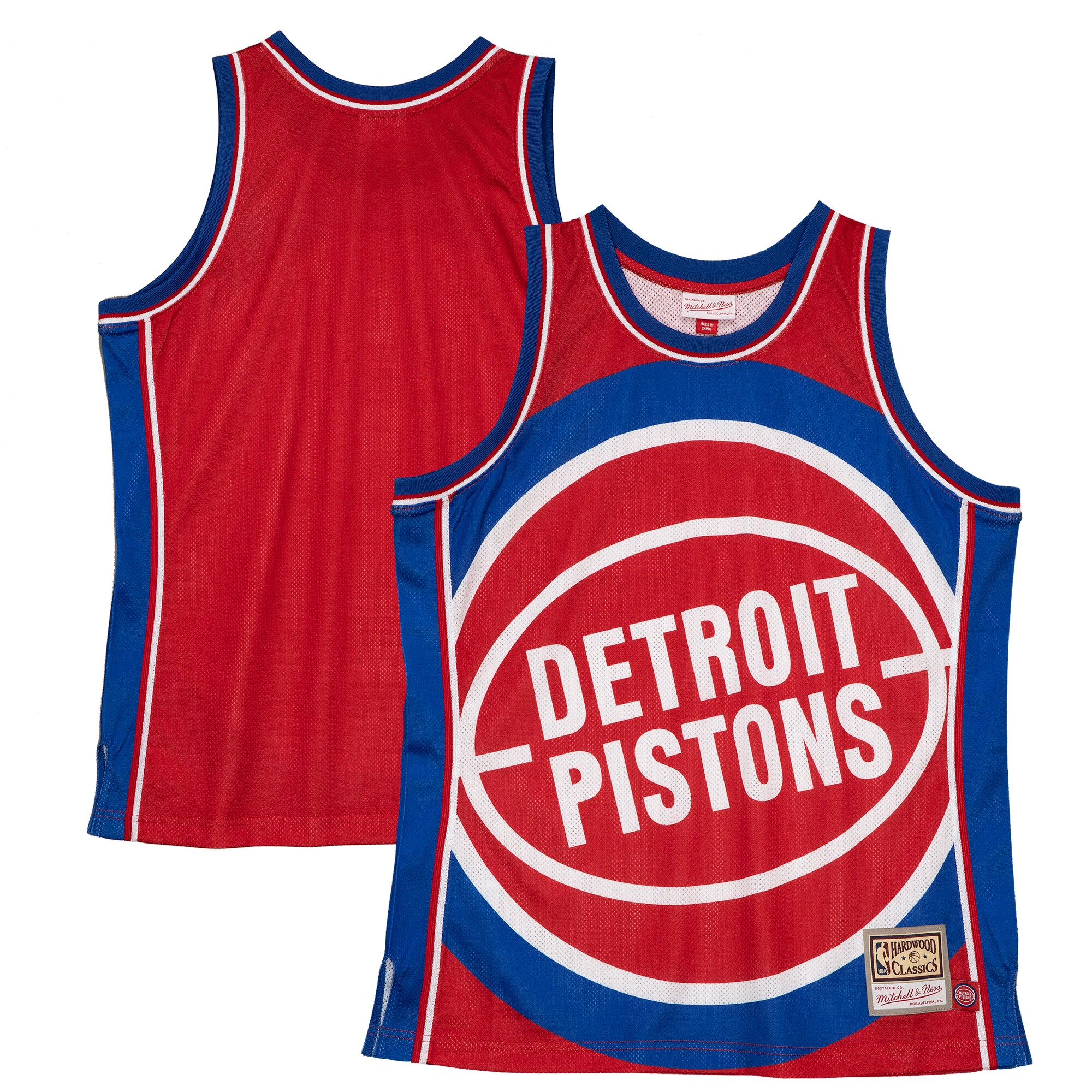 NBA men8217s detroit pistons mitchell amp ness red hardwood classics blown out fashion jersey Collection - Official Jerseys & Hats | NBA Store