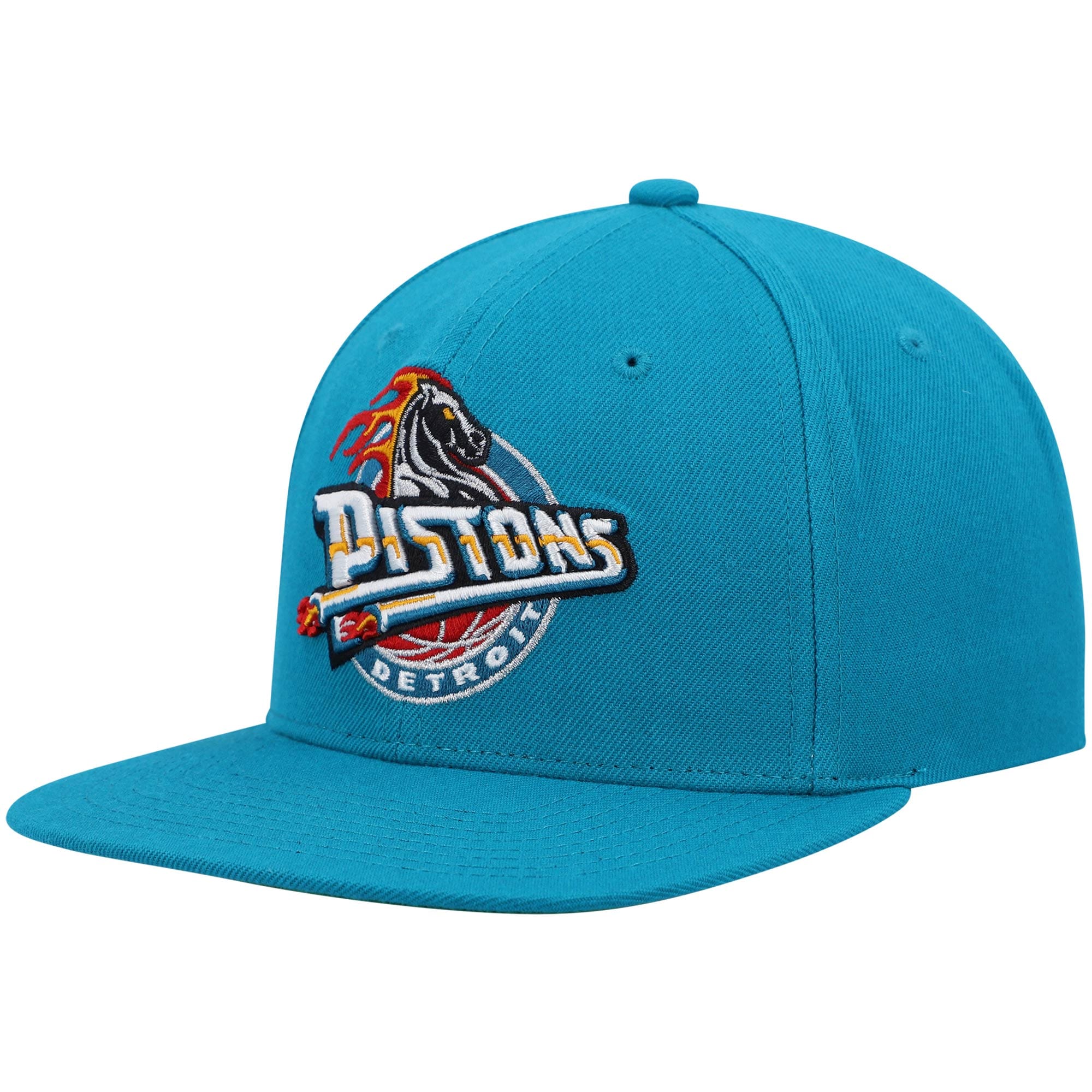 NBA men8217s detroit pistons mitchell amp ness teal hardwood classics team ground 2.0 snapback hat Collection - Official Jerseys & Hats | NBA Store