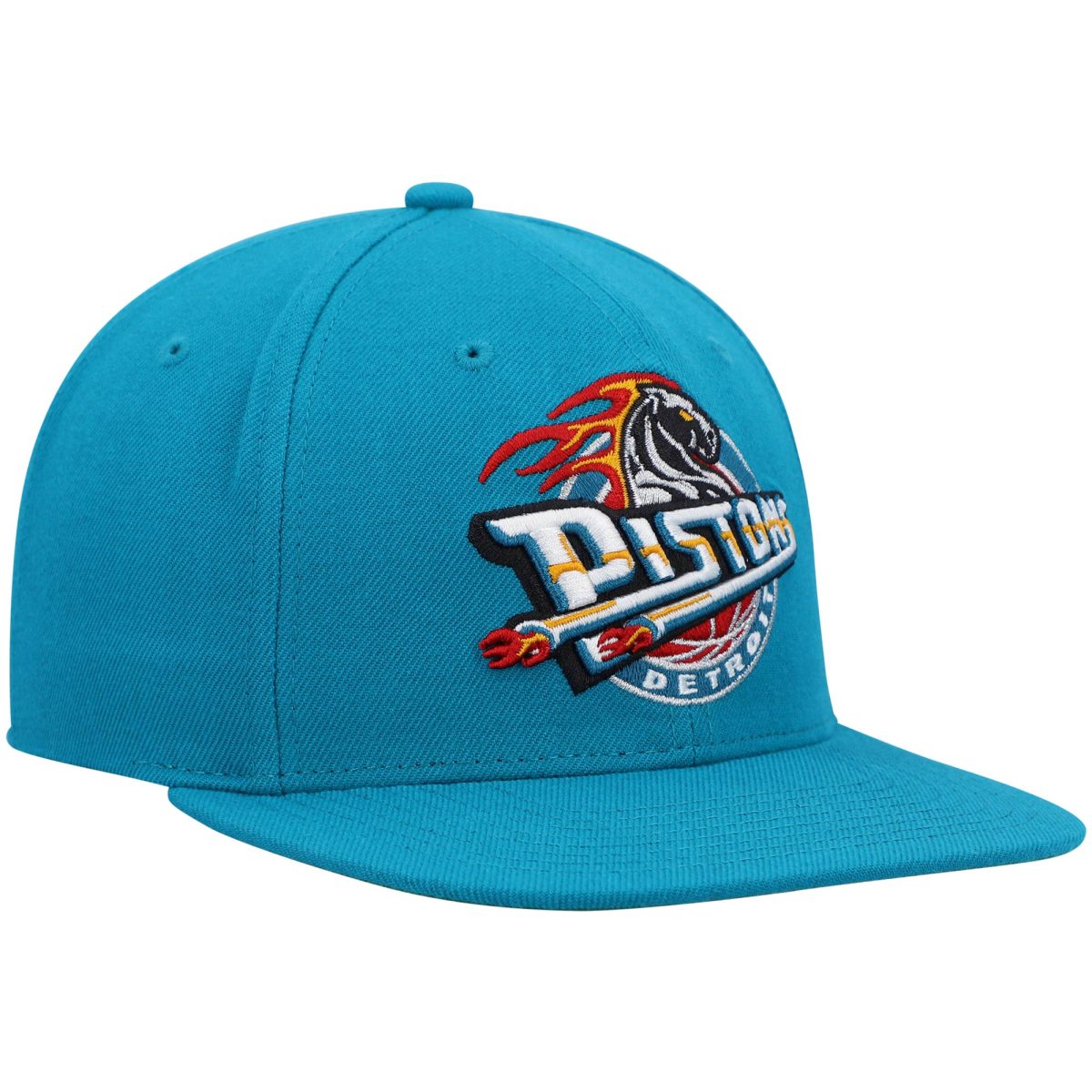 NBA men8217s detroit pistons mitchell amp ness teal hardwood classics team ground 2.0 snapback hat Collection - Official Jerseys & Hats | NBA Store