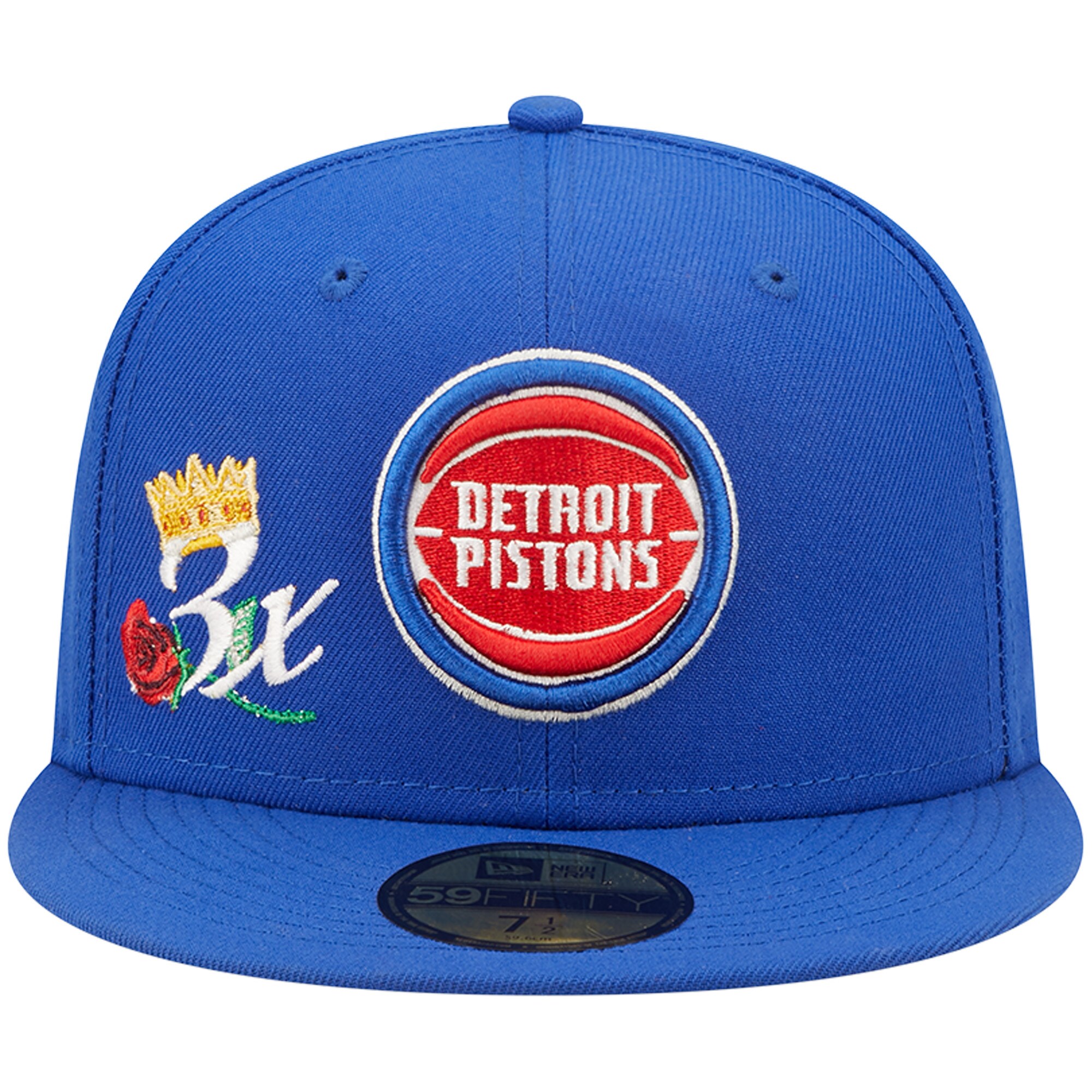 NBA men8217s detroit pistons new era blue 3x nba finals champions crown 59fifty fitted hat Collection - Official Jerseys & Hats | NBA Store