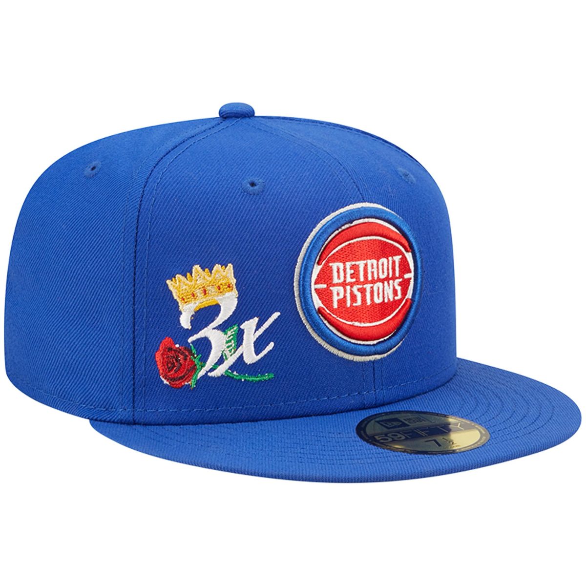 NBA men8217s detroit pistons new era blue 3x nba finals champions crown 59fifty fitted hat Collection - Official Jerseys & Hats | NBA Store