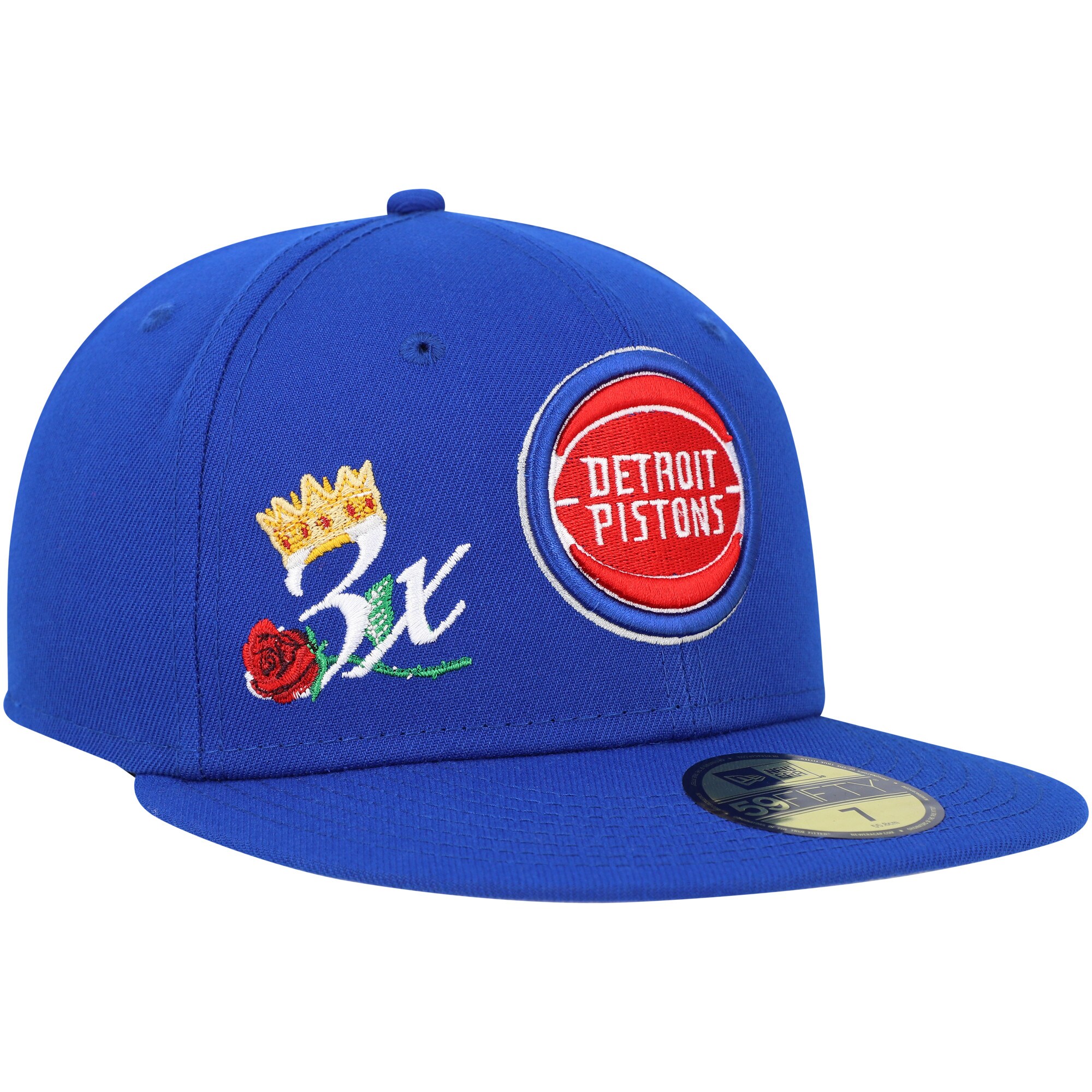 NBA men8217s detroit pistons new era blue crown champs 59fifty fitted hat Collection - Official Jerseys & Hats | NBA Store