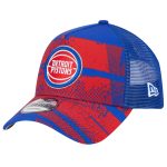 NBA men8217s detroit pistons new era bluered tip off a-frame trucker 9forty adjustable hat Collection - Official Jerseys & Hats | NBA Store