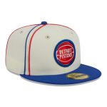 NBA men8217s detroit pistons new era creamblue piping 2-tone 59fifty fitted hat Collection - Official Jerseys & Hats | NBA Store