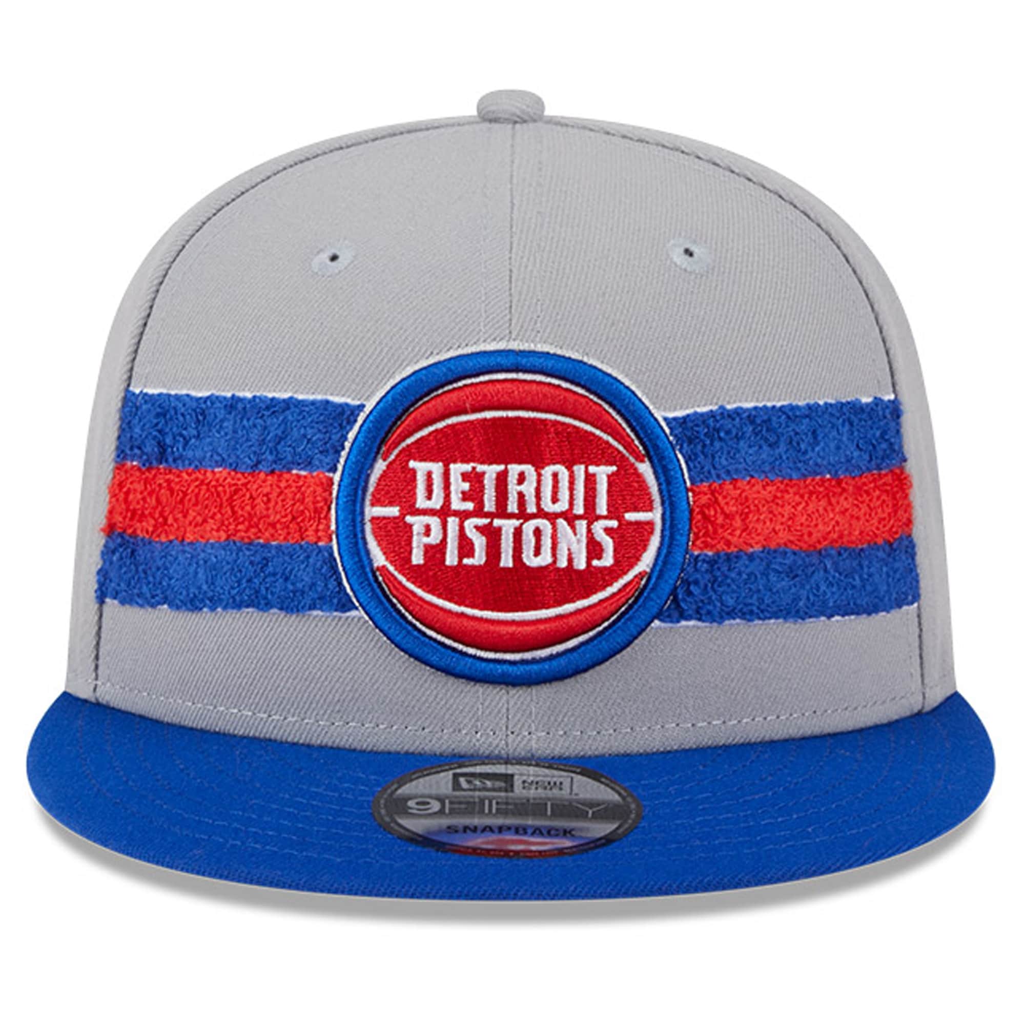 NBA men8217s detroit pistons new era gray chenille band 9fifty snapback hat Collection - Official Jerseys & Hats | NBA Store