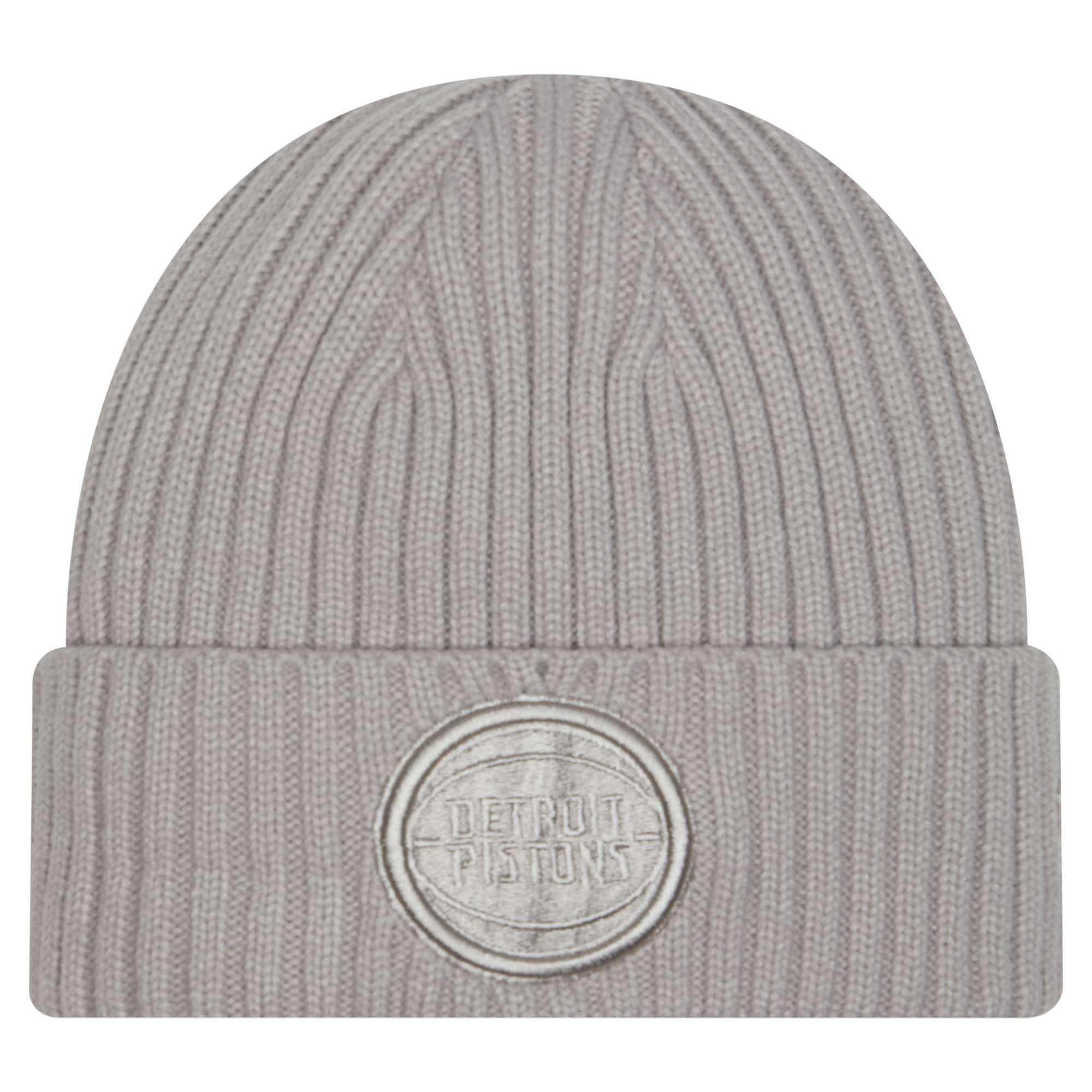 NBA men8217s detroit pistons new era gray color pack cuffed knit hat Collection - Official Jerseys & Hats | NBA Store