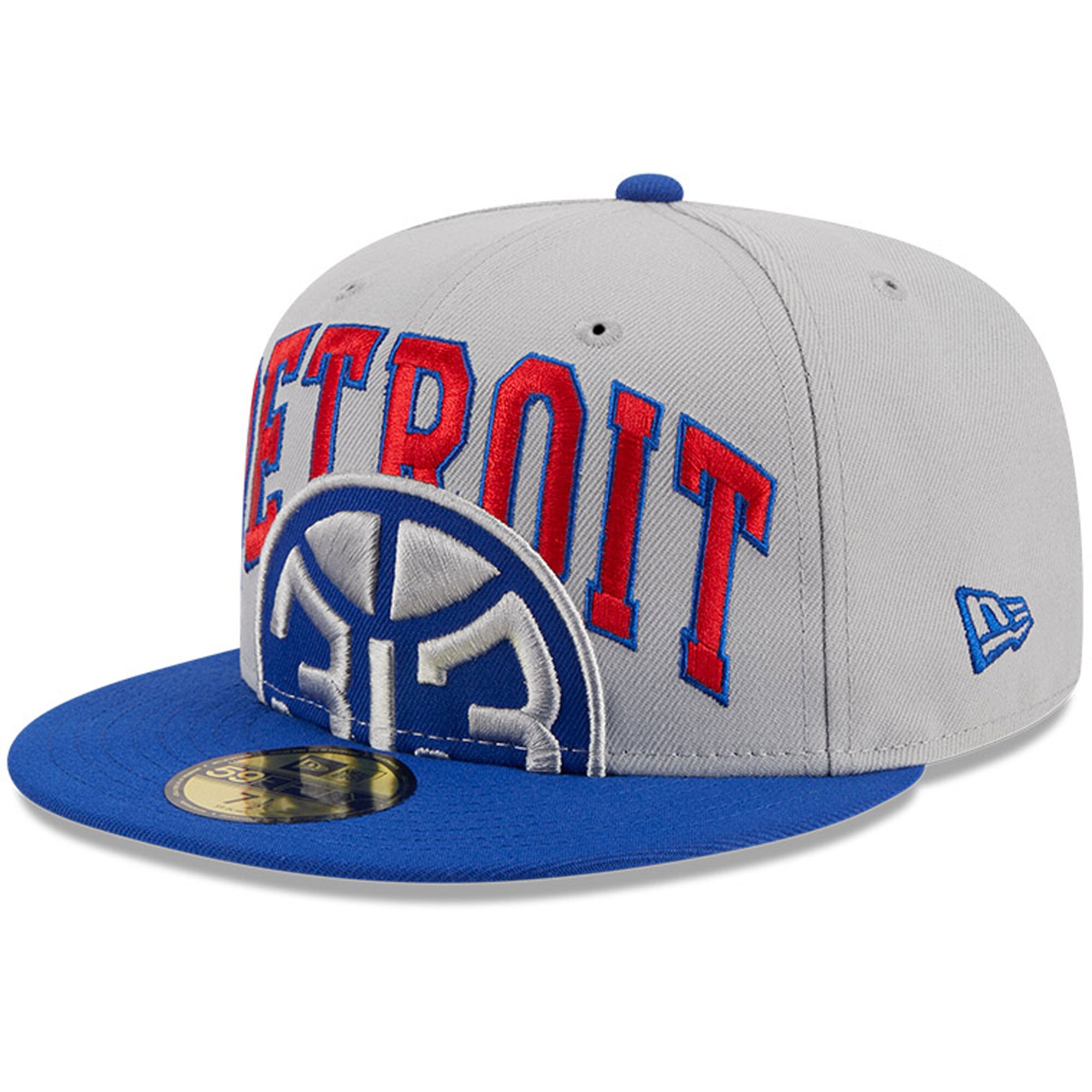NBA men8217s detroit pistons new era grayblue tip-off two-tone 59fifty fitted hat Collection - Official Jerseys & Hats | NBA Store