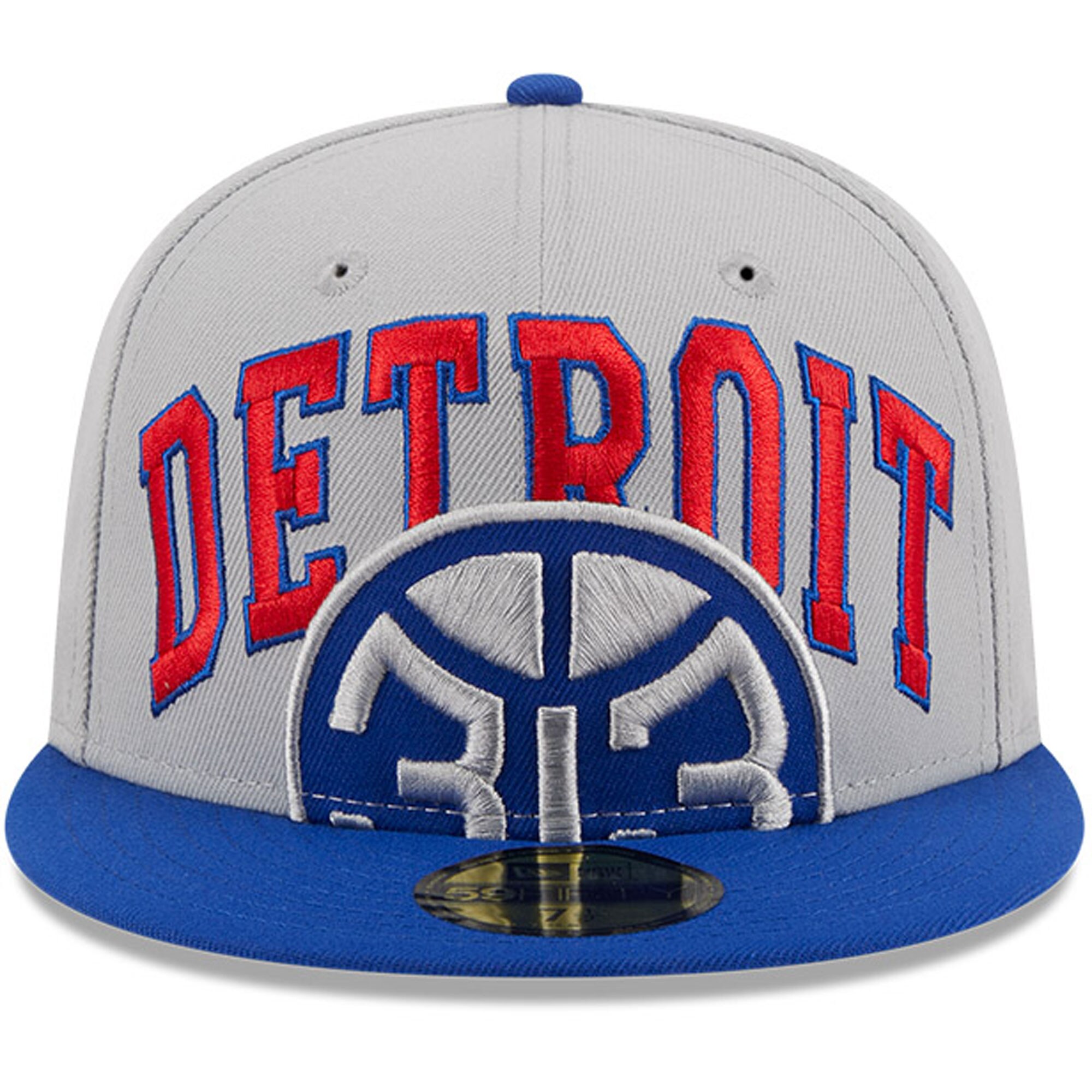NBA men8217s detroit pistons new era grayblue tip-off two-tone 59fifty fitted hat Collection - Official Jerseys & Hats | NBA Store