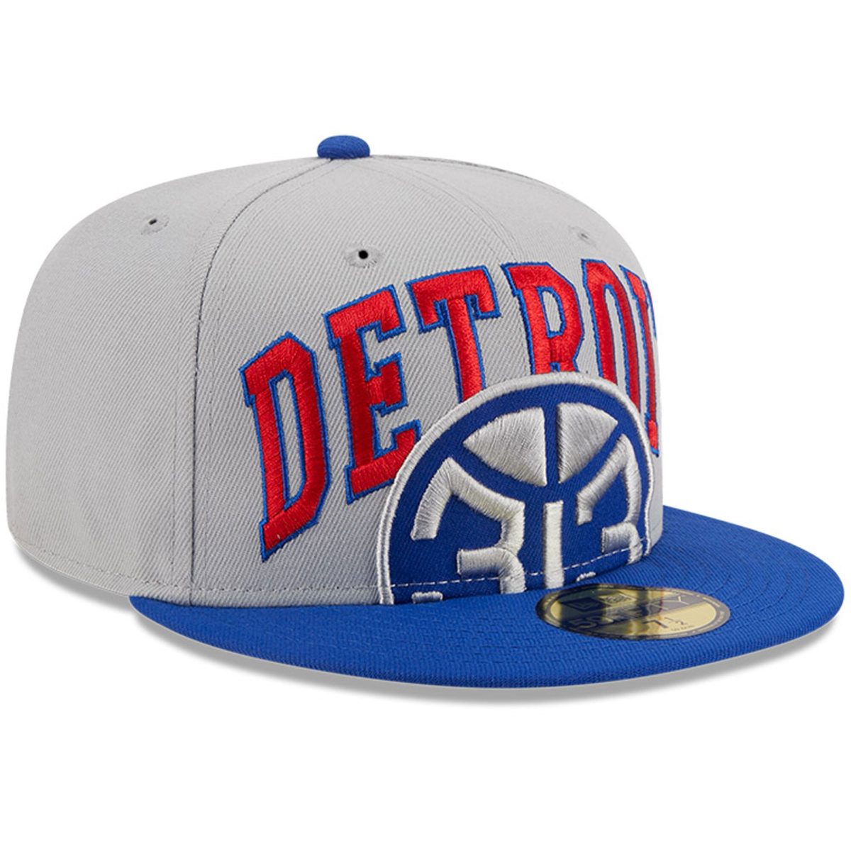 NBA men8217s detroit pistons new era grayblue tip-off two-tone 59fifty fitted hat Collection - Official Jerseys & Hats | NBA Store