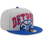 NBA men8217s detroit pistons new era grayblue tip-off two-tone 59fifty fitted hat Collection - Official Jerseys & Hats | NBA Store