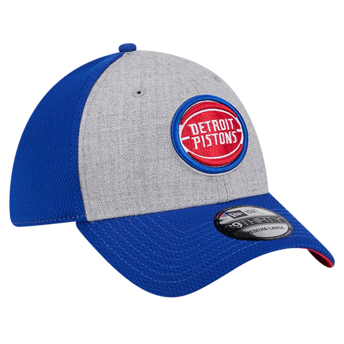 NBA men8217s detroit pistons new era heather grayblue two-tone 39thirty flex hat Collection - Official Jerseys & Hats | NBA Store