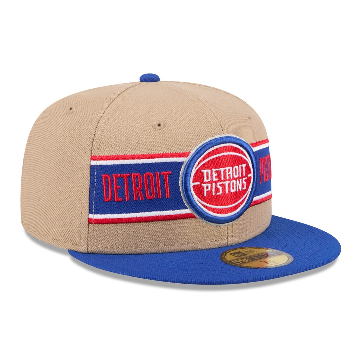 NBA men8217s detroit pistons new era tanblue 2024 nba draft 59fifty fitted hat Collection - Official Jerseys & Hats | NBA Store