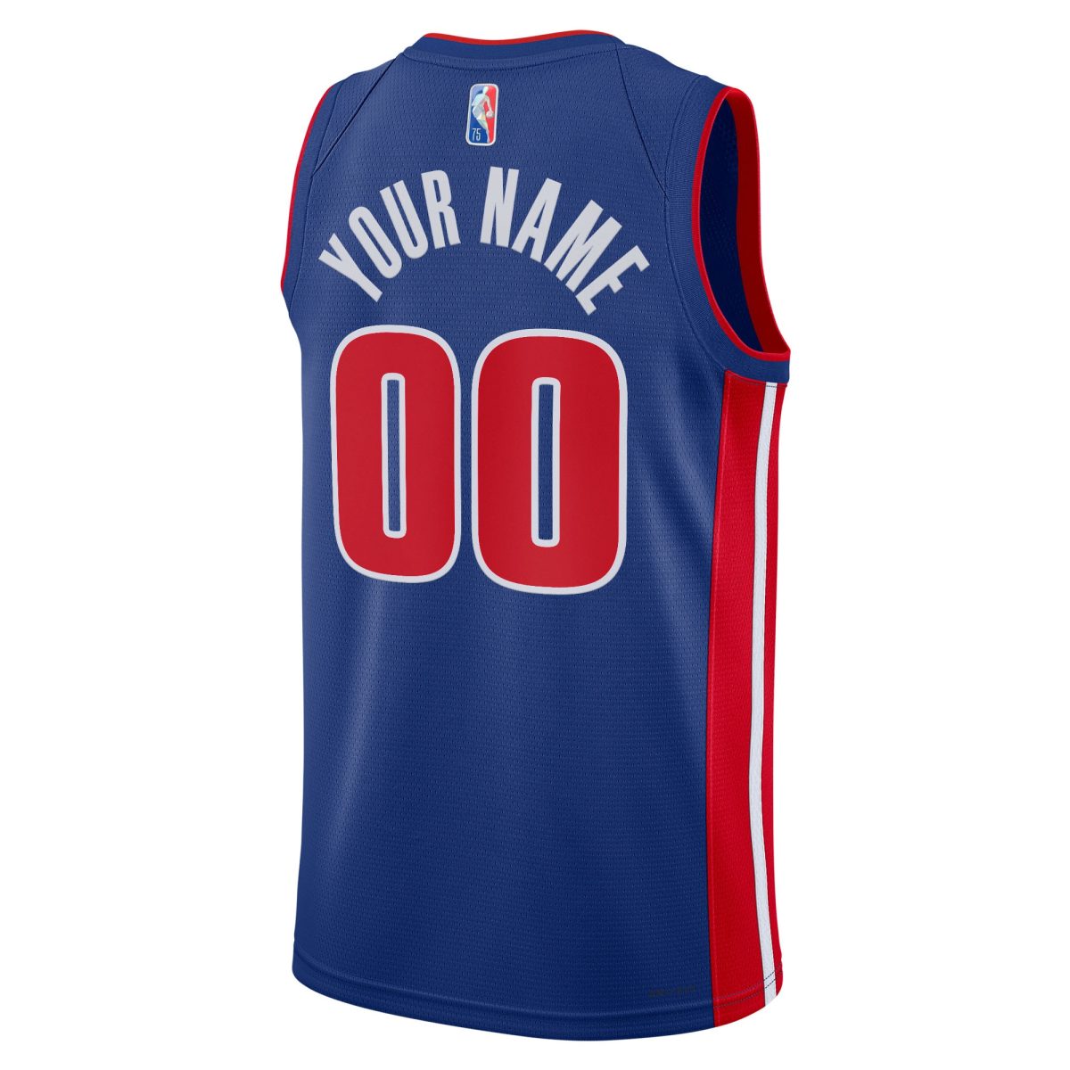 NBA men8217s detroit pistons nike blue 202122 diamond swingman custom jersey – icon edition Collection - Official Jerseys & Hats | NBA Store