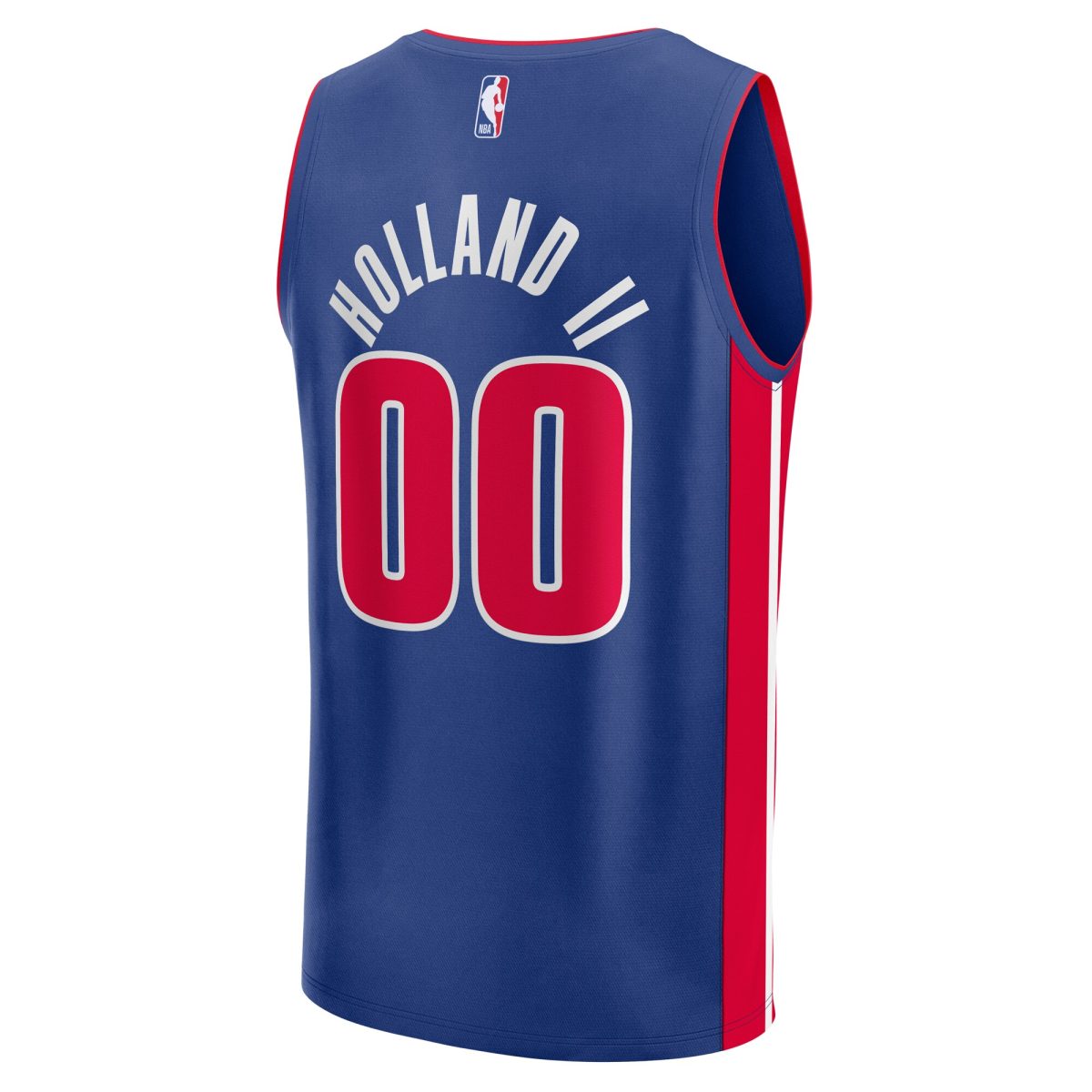 NBA men8217s detroit pistons ron holland ii fanatics blue fast break replica player jersey – icon edition Collection - Official Jerseys & Hats | NBA Store
