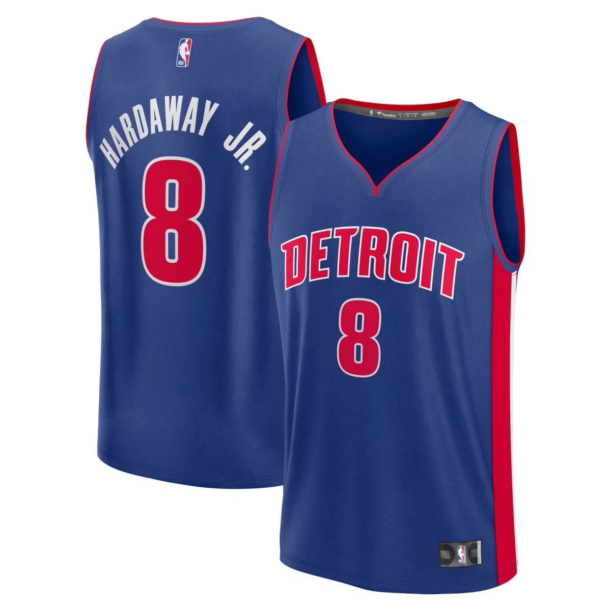 NBA men8217s detroit pistons tim hardaway jr. fanatics blue fast break replica player jersey – icon edition Collection - Official Jerseys & Hats | NBA Store