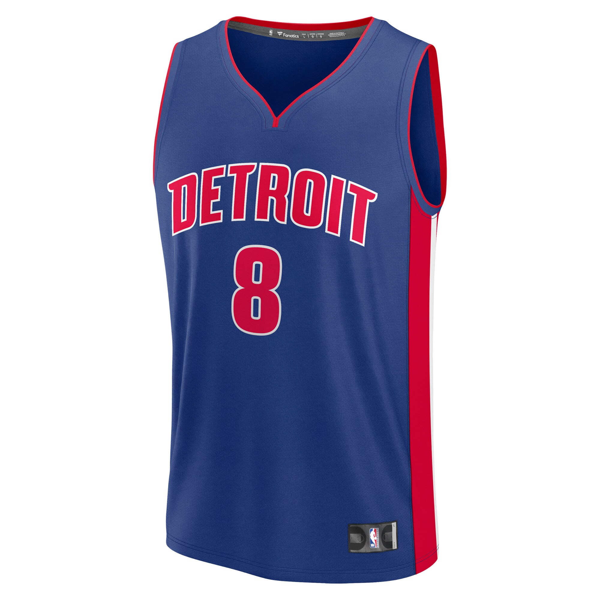 NBA men8217s detroit pistons tim hardaway jr. fanatics blue fast break replica player jersey – icon edition Collection - Official Jerseys & Hats | NBA Store