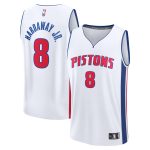 NBA men8217s detroit pistons tim hardaway jr. fanatics white fast break replica player jersey – association edition Collection - Official Jerseys & Hats | NBA Store