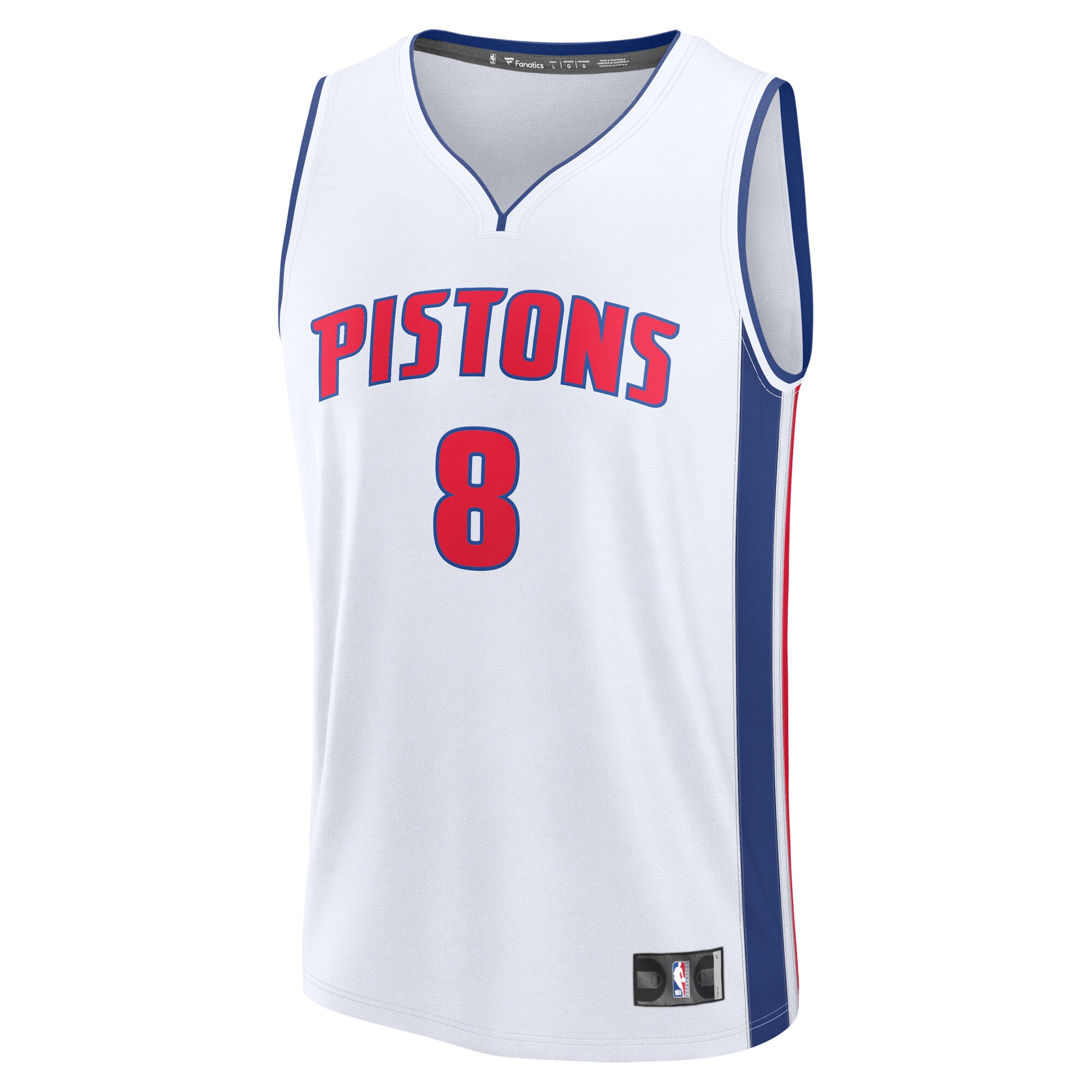 NBA men8217s detroit pistons tim hardaway jr. fanatics white fast break replica player jersey – association edition Collection - Official Jerseys & Hats | NBA Store