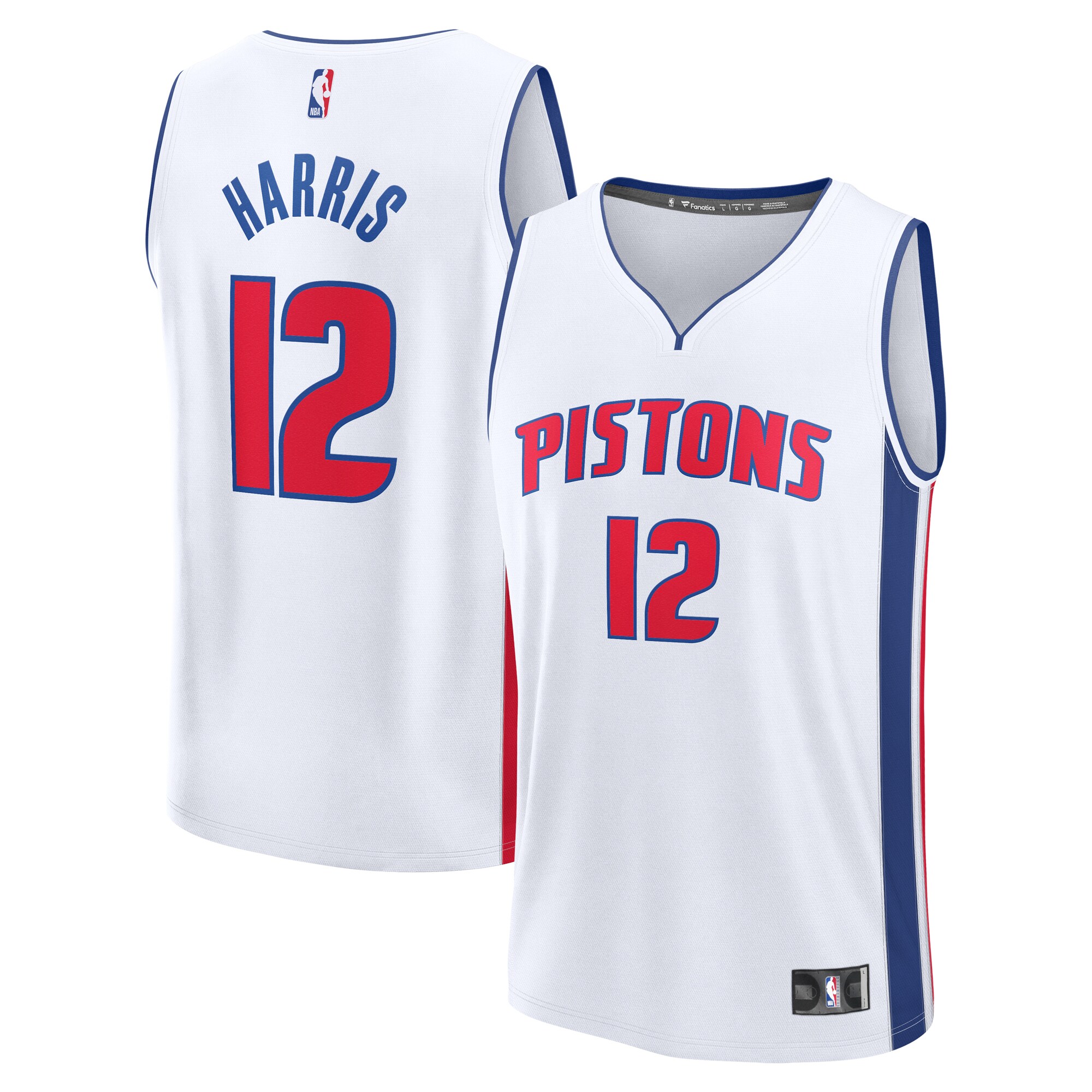 NBA men8217s detroit pistons tobias harris fanatics white fast break replica player jersey – association edition Collection - Official Jerseys & Hats | NBA Store