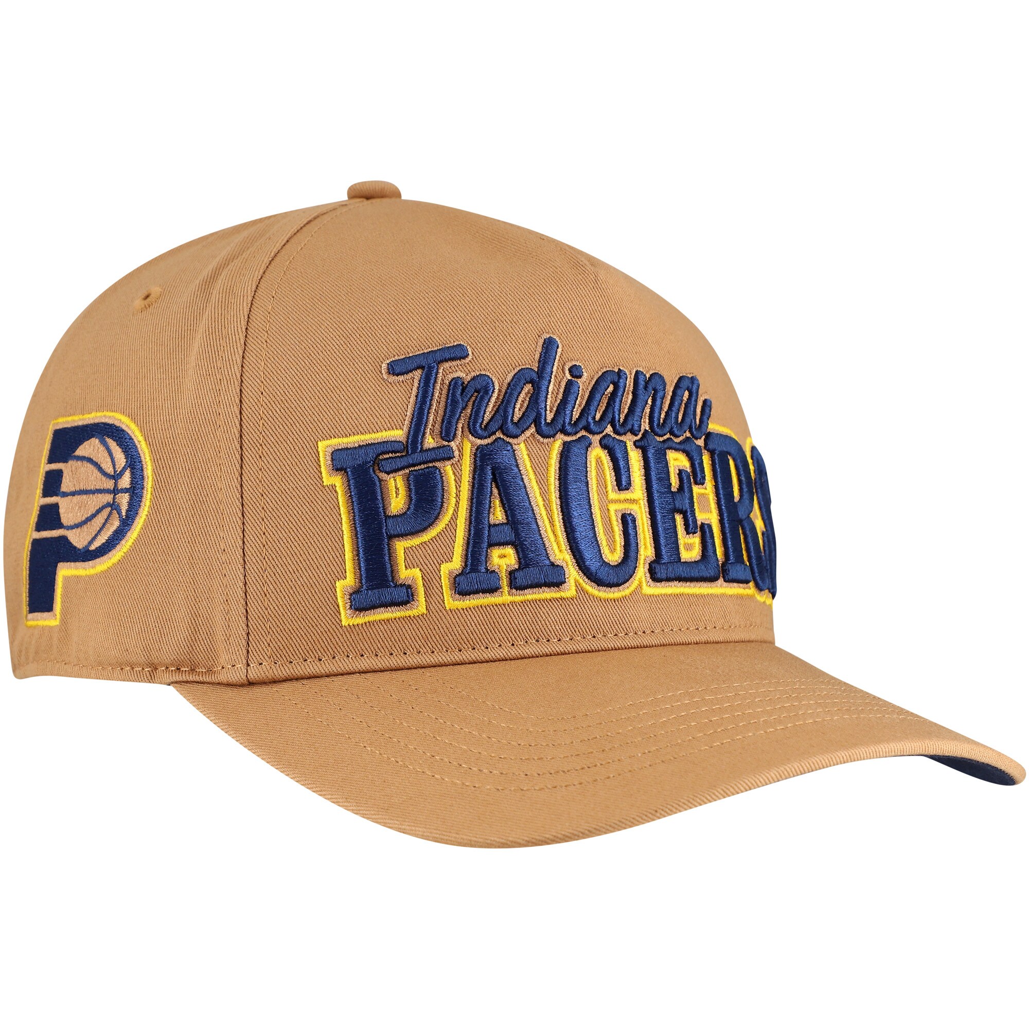 NBA men8217s indiana pacers 821747 tan barnes hitch adjustable hat Collection - Official Jerseys & Hats | NBA Store