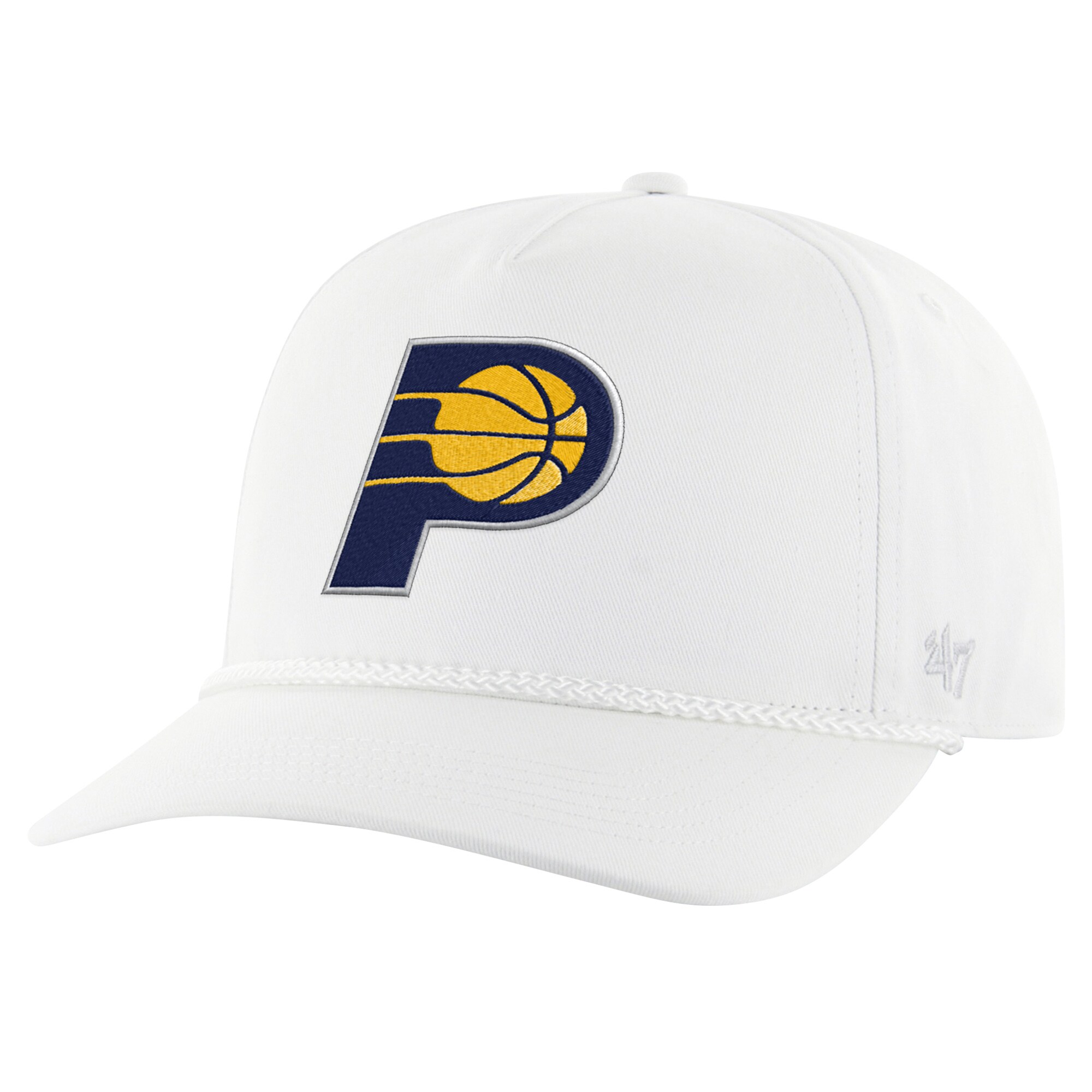 NBA men8217s indiana pacers 821747 white core logo rope hitch adjustable hat Collection - Official Jerseys & Hats | NBA Store