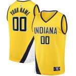 NBA men8217s indiana pacers fanatics yellow fast break custom jersey – statement edition Collection - Official Jerseys & Hats | NBA Store