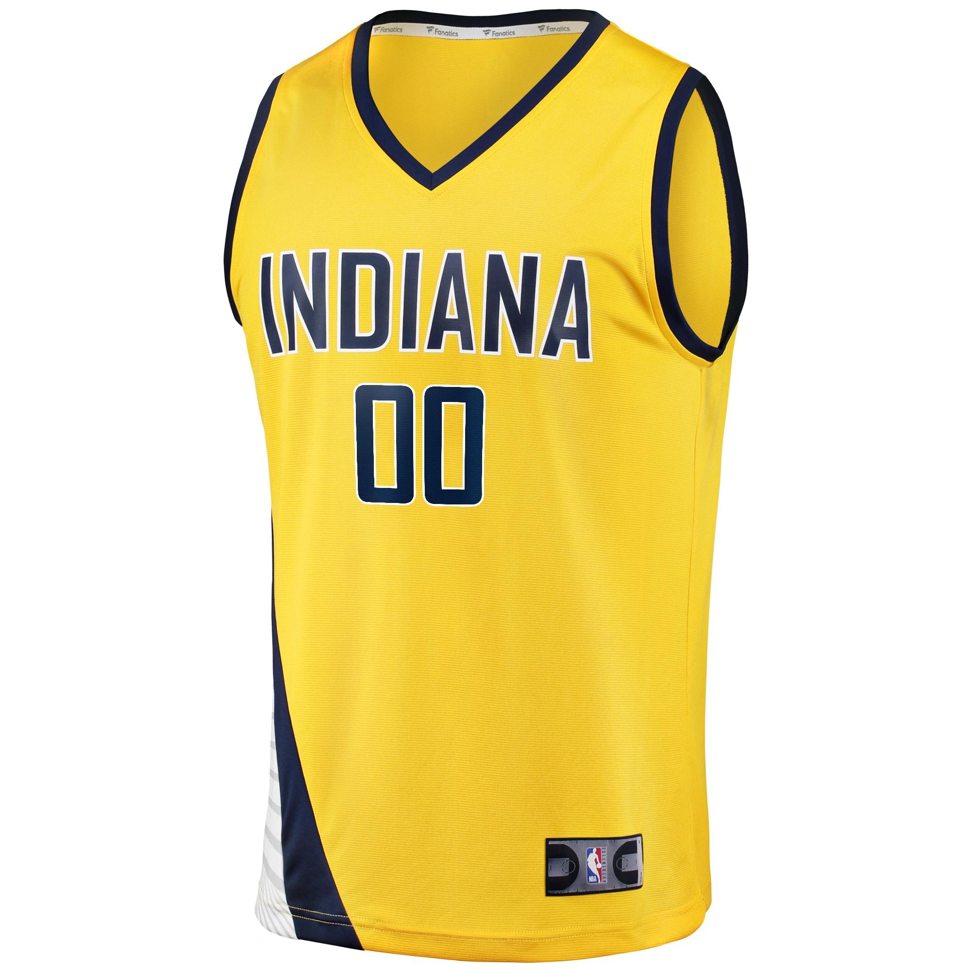 NBA men8217s indiana pacers fanatics yellow fast break custom jersey – statement edition Collection - Official Jerseys & Hats | NBA Store