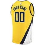 NBA men8217s indiana pacers fanatics yellow fast break custom jersey – statement edition Collection - Official Jerseys & Hats | NBA Store