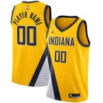 NBA men8217s indiana pacers jordan brand gold swingman custom jersey – statement edition Collection - Official Jerseys & Hats | NBA Store