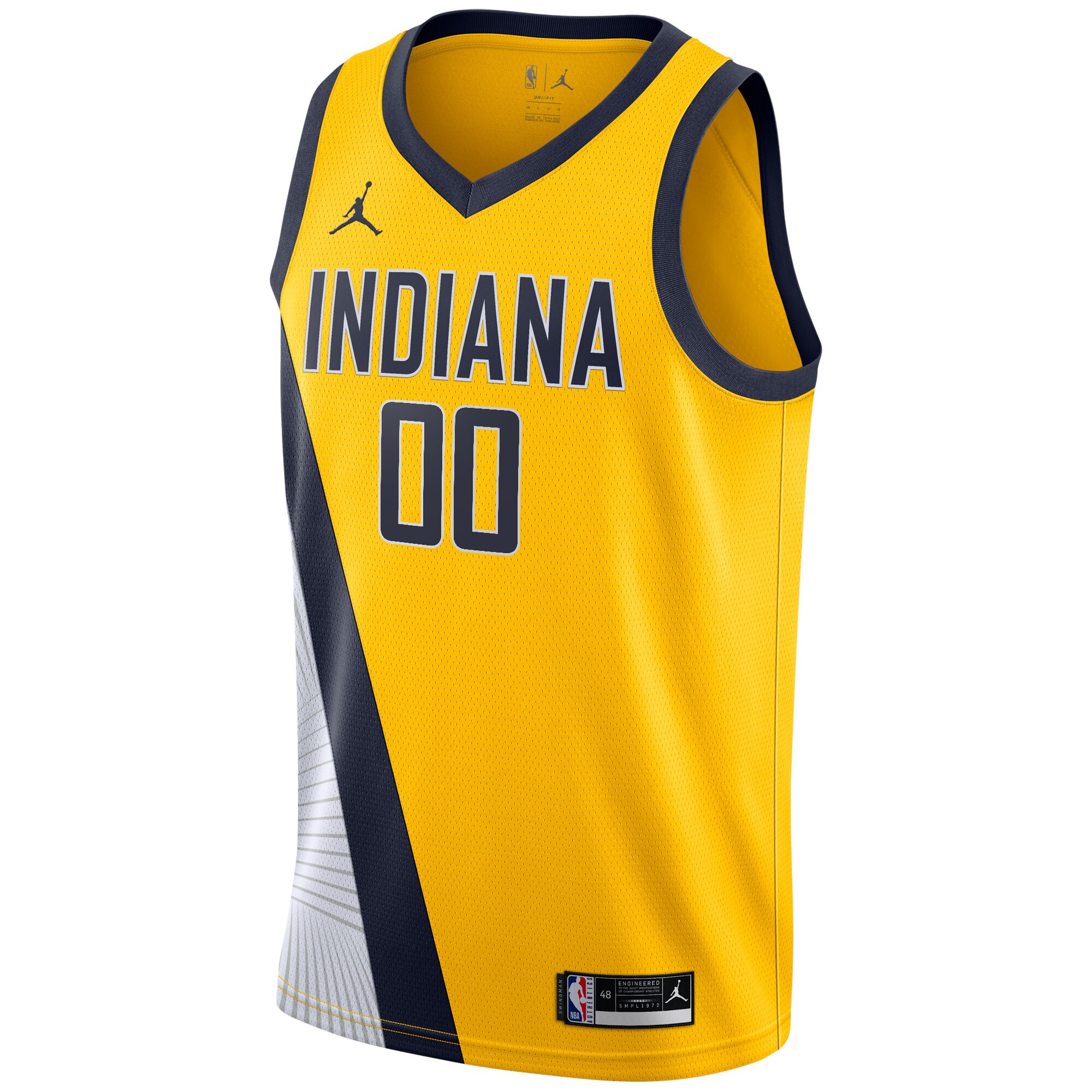 NBA men8217s indiana pacers jordan brand gold swingman custom jersey – statement edition Collection - Official Jerseys & Hats | NBA Store
