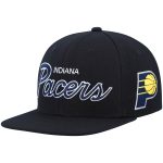 NBA men8217s indiana pacers mitchell amp ness black hardwood classics script 2.0 snapback hat Collection - Official Jerseys & Hats | NBA Store