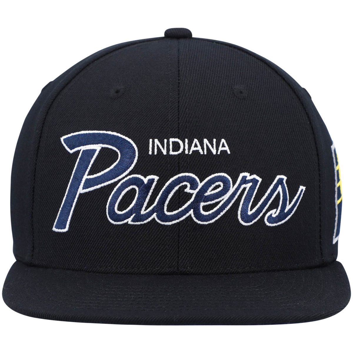 NBA men8217s indiana pacers mitchell amp ness black hardwood classics script 2.0 snapback hat Collection - Official Jerseys & Hats | NBA Store