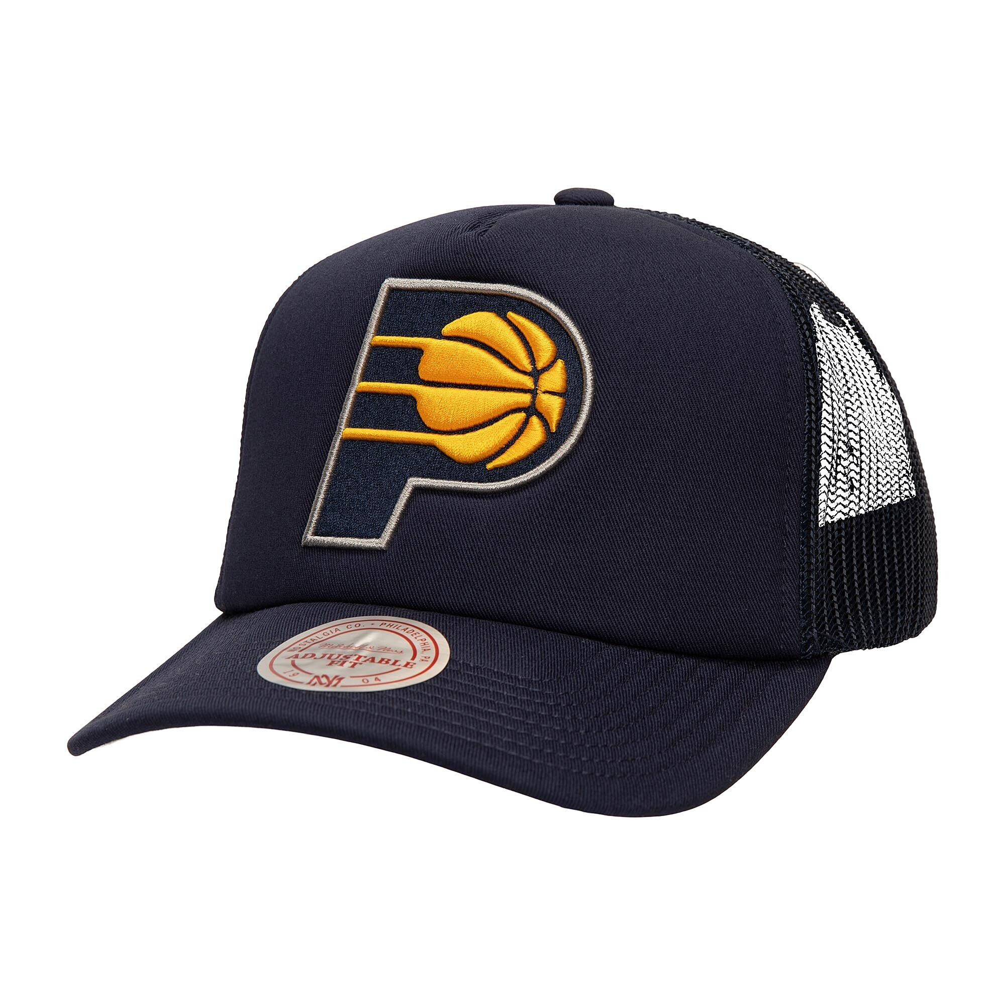 NBA men8217s indiana pacers mitchell amp ness navy core evergreen otc trucker adjustable hat Collection - Official Jerseys & Hats | NBA Store