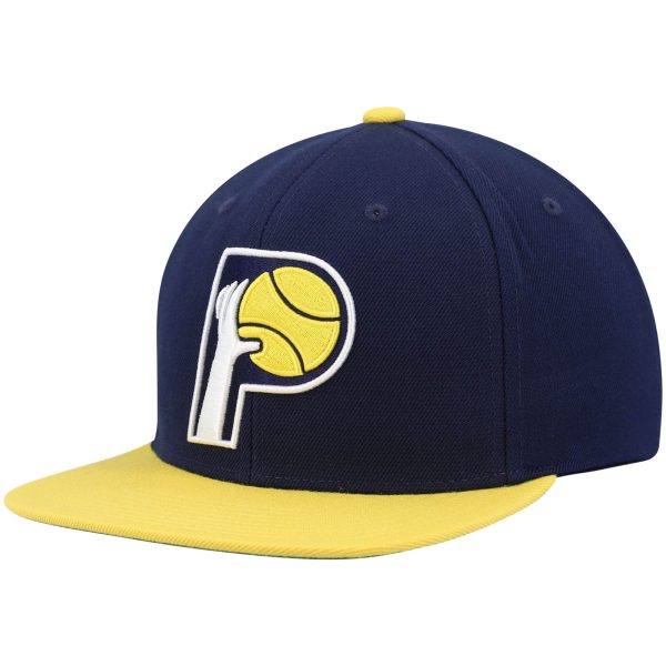 NBA men8217s indiana pacers mitchell amp ness navygold hardwood classics team two-tone 2.0 snapback hat Collection - Official Jerseys & Hats | NBA Store