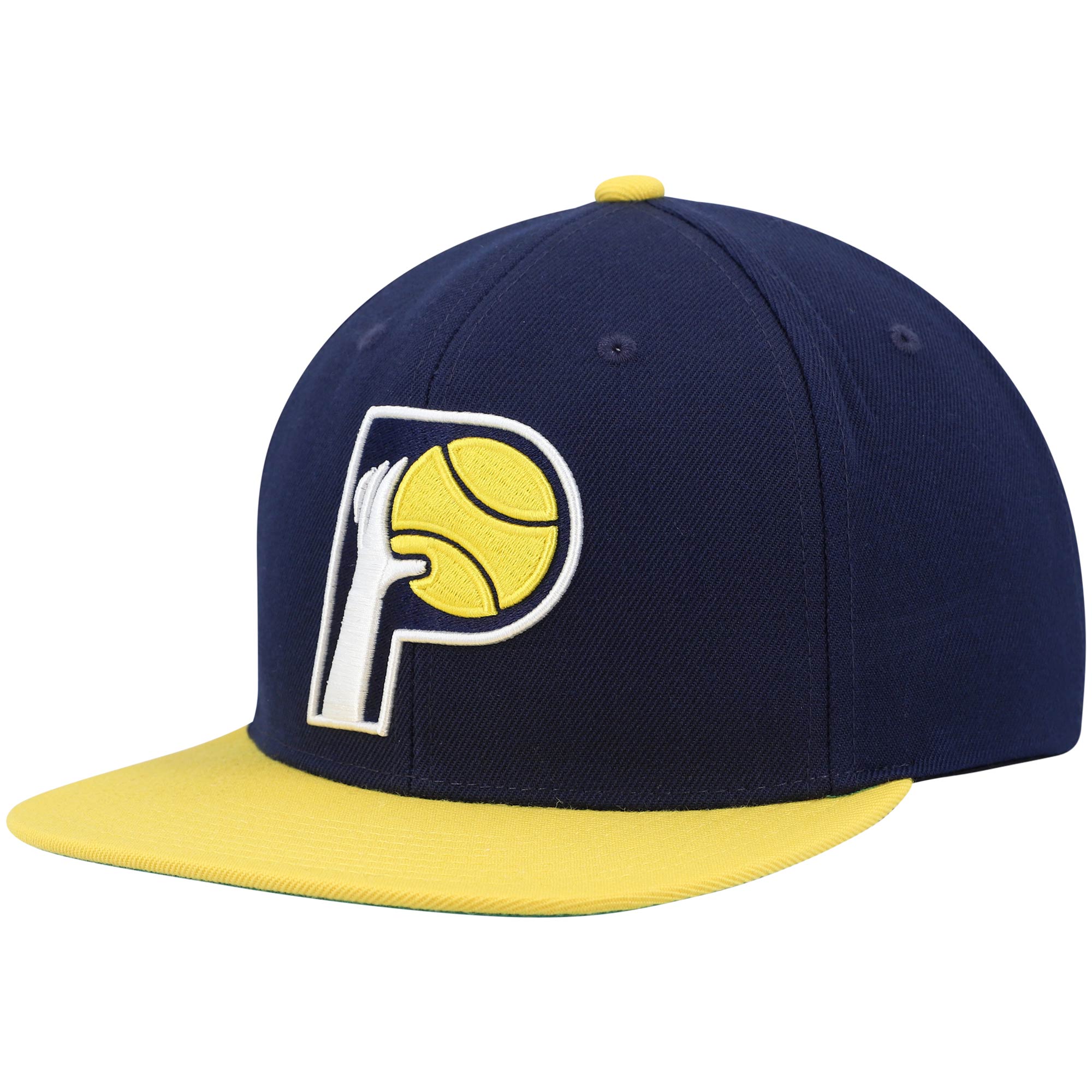 NBA men8217s indiana pacers mitchell amp ness navygold hardwood classics team two-tone 2.0 snapback hat Collection - Official Jerseys & Hats | NBA Store